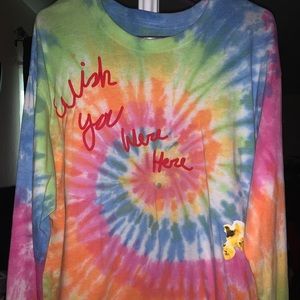 Astroworld Tour Tie Dye long sleeve